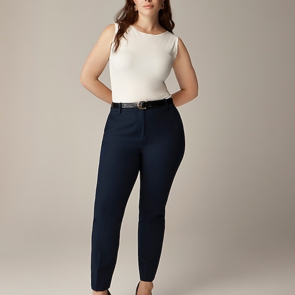 J Crew Cameron Pants Navy Size 12